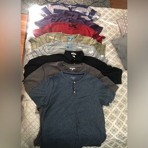 Lot of 7 men’s short sleeve shirts - size large